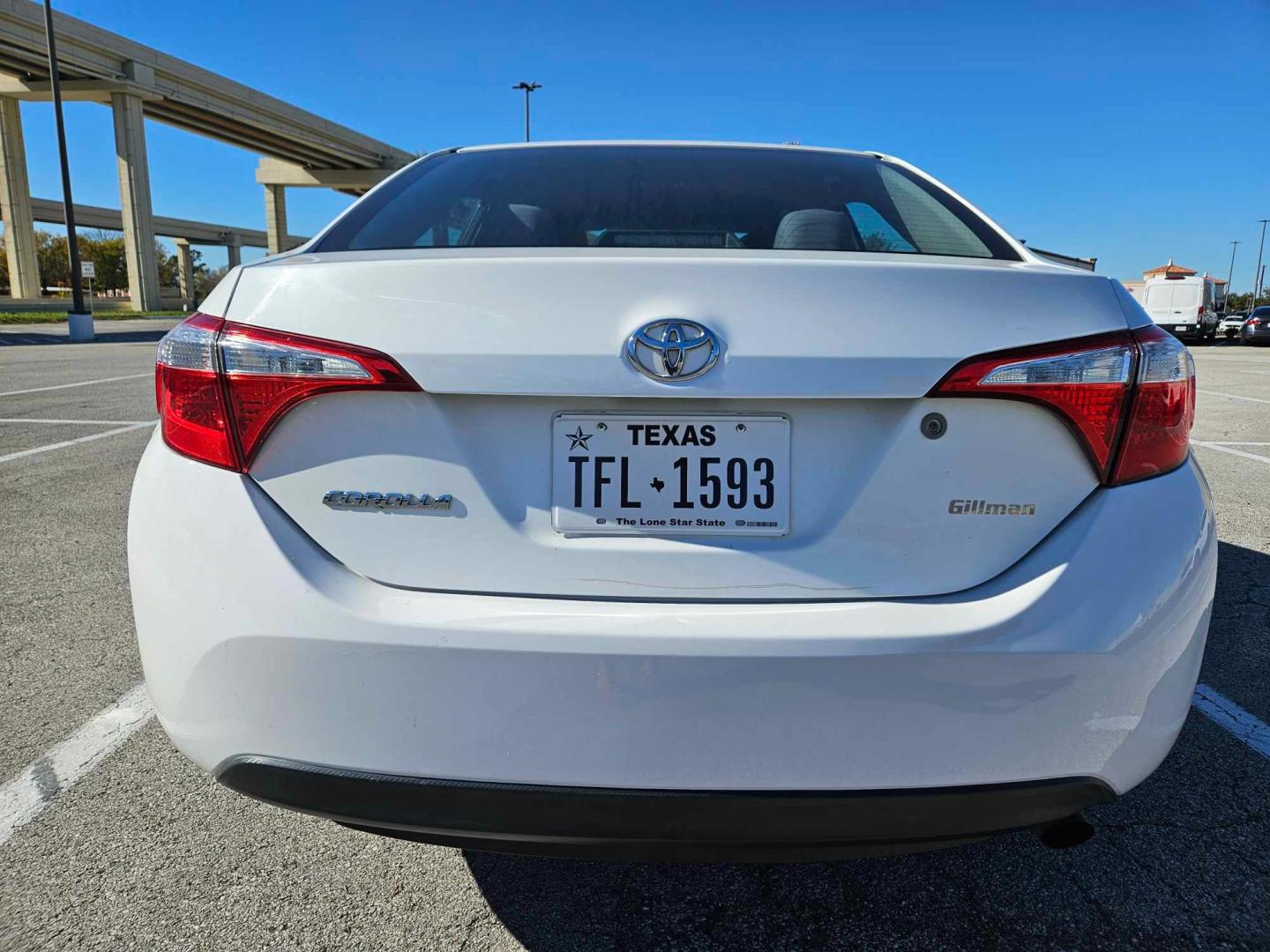 2014 white Toyota Corolla (5YFBURHE7EP) , located at 5005 Telephone Rd., Houston, TX, 77087, (713) 641-0980, 29.690666, -95.298683 - Photo#3